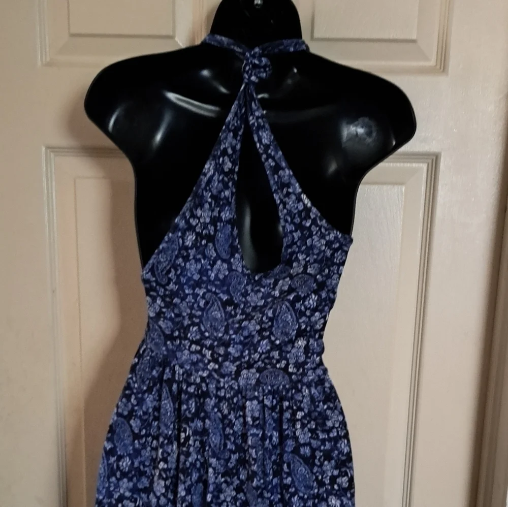 No brand Razor back blue dress - Picture 2 of 3